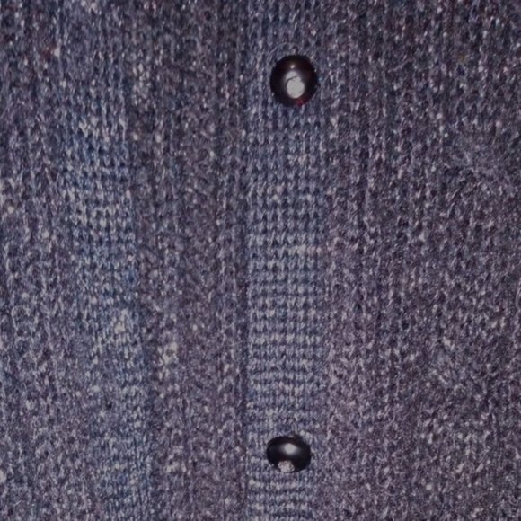 Carol Rose Black & Silver Cable Knit Sweater XL - Picture 8 of 8